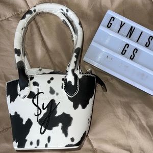 SOLD Hairs of Sy Mini Cow Print